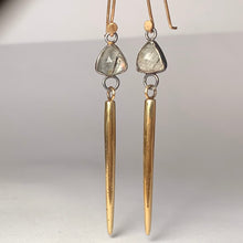 Load image into Gallery viewer, Black Rutilated Quartz Earrings

